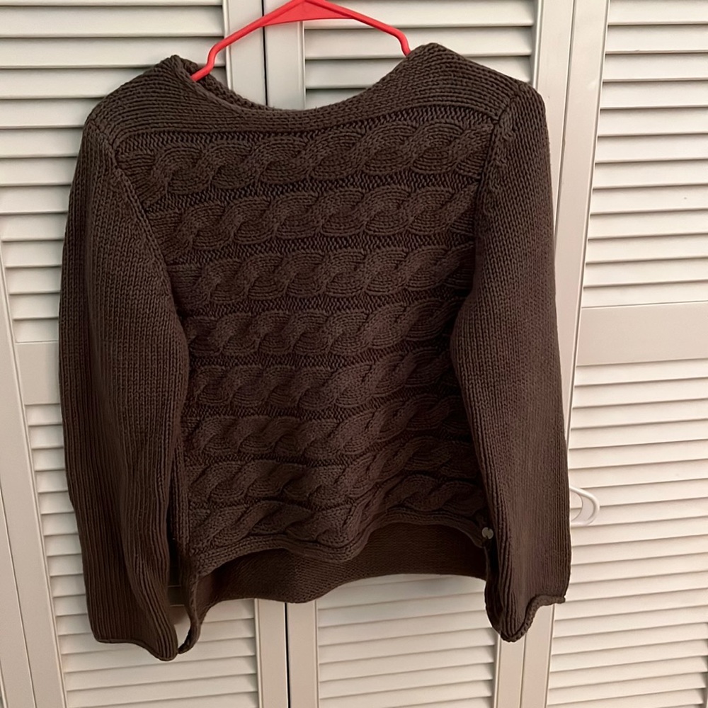 Green Pure Handknit Sweater
